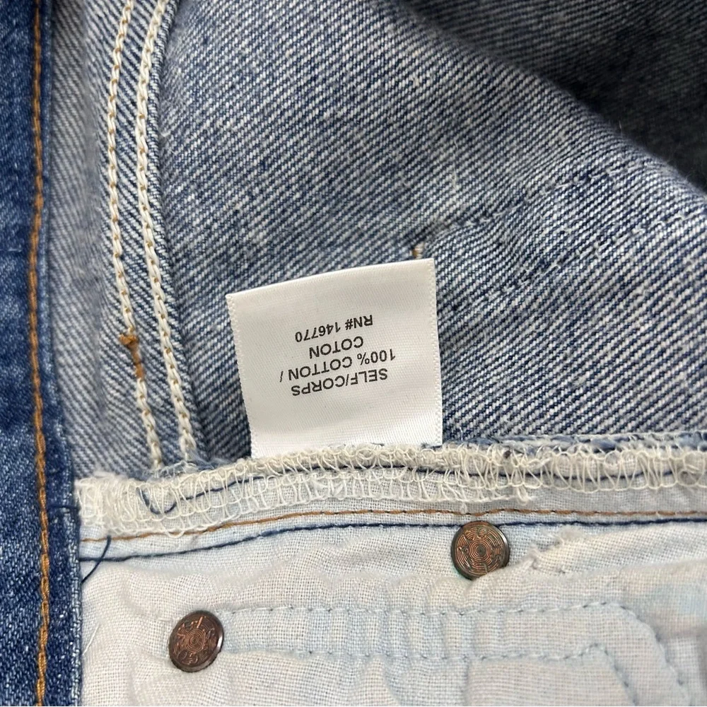 Re/Done x Levi’s Blue Straight Leg Jeans - Picture 8 of 10